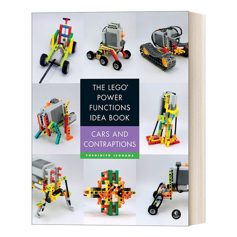 英文原版 The LEGO Power Functions Idea Book  Vol. 2 乐高动力组创意搭建指南 汽车和机械装置篇 英文版 进口英语原版书籍