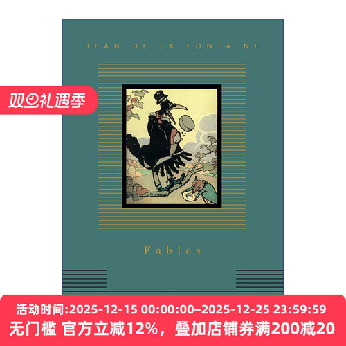 英文原版 Fables Jean de La Fontaine 拉封丹寓言 企鹅人人图书馆儿童经典系列 英文版 进口英语原版书籍