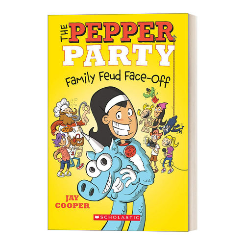 英文原版 The Pepper Party Family Feud Face-Off 佩珀一家2 爆笑成长故事 初级章节书 温馨家庭主题 英文版 进口英语原版书籍