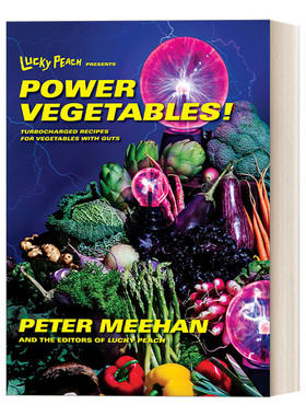 英文原版 Lucky Peach Presents Power Vegetables! 福桃美食杂志 呈现能量的蔬菜！Peter Meehan 精装素食食谱 英文版 进口书籍