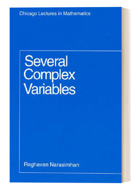 英文原版 Several complex variables Chicago lectures in mathematics 多复变函数 微积分 Raghavan Narasimhan 英文版 进口书籍