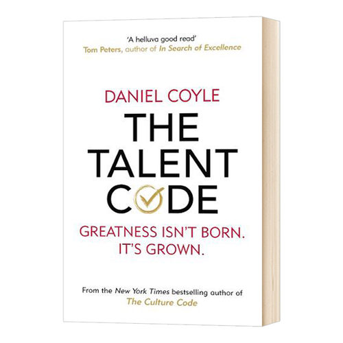 The Talent Code一万小时天才理论新版英文原版成功励志读物进口书籍-封面