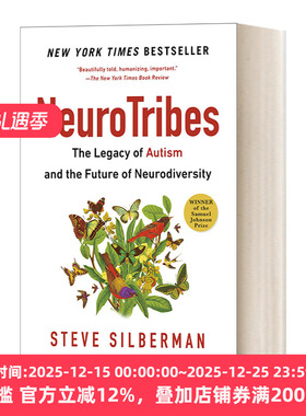 神经部落 孤独症的遗产和神经多元化的未来 NeuroTribes 英文原版心理学读物 Steve Silberman 进口英语书籍