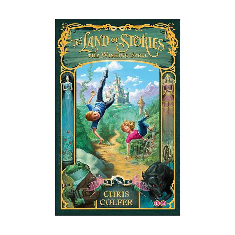 英文原版 The Land of Stories 1 The Wishing Spell 异世界童话之旅1 许愿魔咒 儿童动作冒险奇幻小说 英文版 进口英语原版书籍