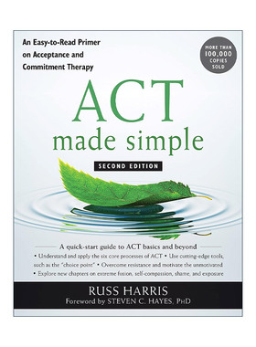 英文原版 ACT Made Simple  ACT 就这么简单 接纳承诺疗法简明实操手册 路斯·哈里斯 Russ Harris 英文版 进口英语原版书籍
