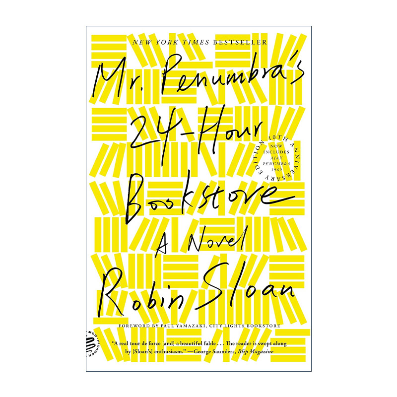 英文原版 Mr.Penumbra's 24-Hour Bookstore 生命之书 10周年纪念版 英文版 进口英语原版书籍