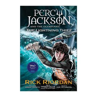 英文原版 Percy Jackson and the Olympians 波西杰克逊与奥林匹斯1 神火之盗 漫画版 Rick Riordan 英文版 进口英语原版书籍