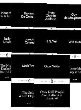英文原版 Little Black Classic 企鹅经典 小黑书 第二辑10册 英文版 进口英语原版书籍