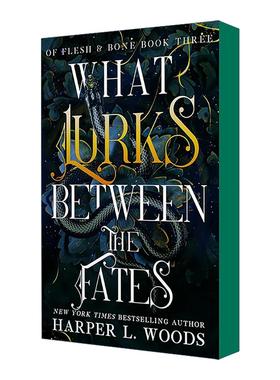 英文原版 What Lurks Between the Fates 命运之间的潜伏者 肉与骨系列 哈珀·伍兹 黑暗奇幻 英文版 进口英语原版书籍
