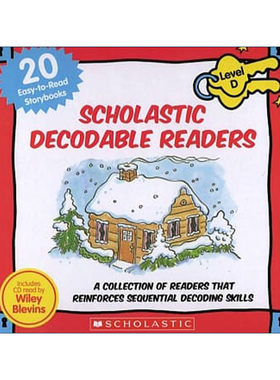 英文原版 Decodable Readers Box Set Level D-Color 学乐自然拼读解码读物20本彩色绘本盒装D级 附CD 英文版 进口英语原版书籍