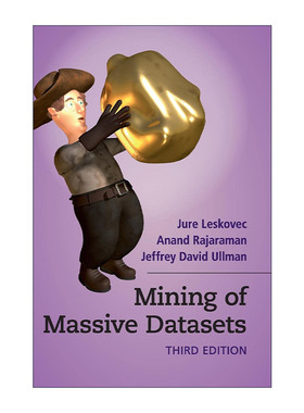 英文原版 Mining of Massive Datasets 大数据 互联网大规模数据挖掘与分布式处理 精装 英文版 进口英语原版书籍