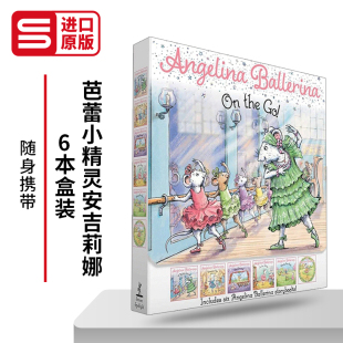 儿童读物 英文原版 School Ballet 芭蕾小精灵安吉莉娜6本盒装 the Ballerina Angelina