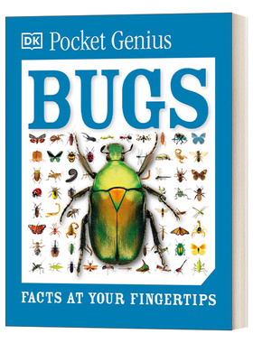 英文原版 Pocket Genius Bugs Facts at Your Fingertips DK百科知识口袋书 口袋天才系列 昆虫 英文版 进口英语原版书籍