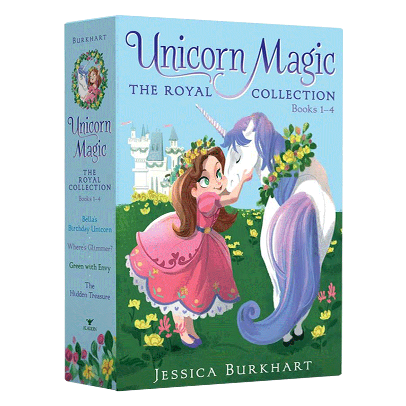 公主与魔法独角兽1-4册盒装 Unicorn Magic The Royal 英文原版儿童英语章节书 英文版公主系列童话故事书 进口书籍