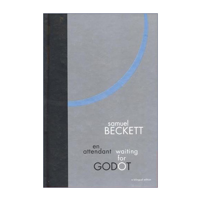 Waiting for Godot 等待戈多 英法双语版 戏剧 Samuel Beckett塞缪尔·贝克特 精装 书籍/杂志/报纸 文学小说类原版书 原图主图