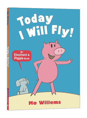 小猪小象系列 今天我将会飞 Today I Will Fly  Elephant and Piggie 英文原版儿童绘本 进口英语书籍