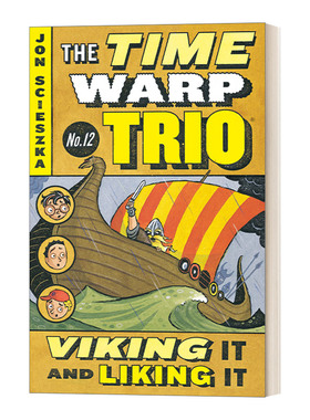 英文原版 Viking It and Liking It Time Warp Trio 12 时间错位三重奏系列12 儿童奇幻时间旅行冒险章节小说 英语阅读提升 英文版