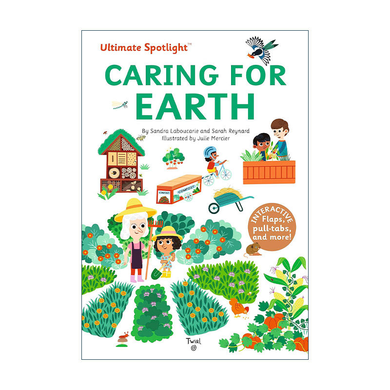 英文原版 Ultimate Spotlight Caring for Earth 极致系列 地球环保 精装绘本 立体翻翻机关书 英文版 进口英语原版书籍