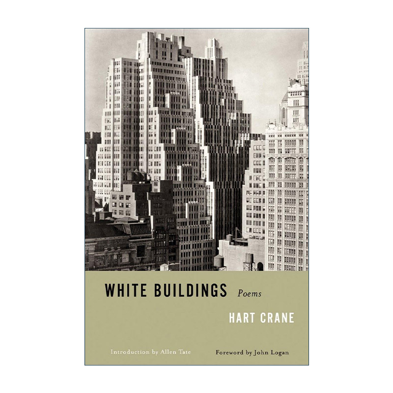 英文原版 White Buildings 白色的建筑物 Hart Crane哈特·克莱恩诗歌集 英文版 进口英语原版书籍