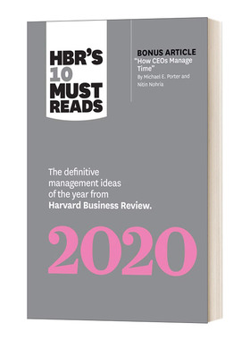哈佛商业评论2020十大必读 HBR's 10 Must Reads 2020 英文原版管理类读物 进口英语书籍