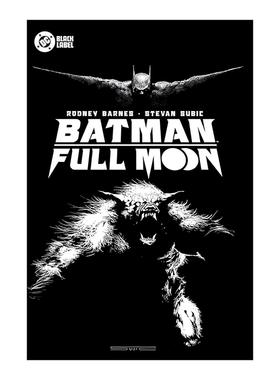 英文原版 Batman Full Moon 蝙蝠侠 满月 DC漫画 Rodney Barnes 精装 英文版 进口英语原版书籍