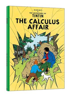 英文原版 The Adventures Of Tintin The Calculus Affair 丁丁历险记之卡尔库鲁斯案件 儿童精装漫画 英文版 进口英语原版书籍