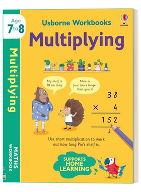 Usborne Workbooks Multiplying 7-8 尤斯伯恩乘法练习册7-8岁
