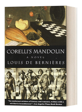 英文原版 Corelli's Mandolin 科莱利上尉的曼陀铃 Louis de Bernieres路易·德·伯尔尼埃 英文版 进口英语原版书籍