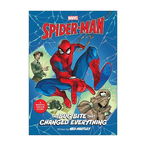 英文原版 Spider-Man The Bug Bite that Changed Everything 漫威起源故事系列 蜘蛛侠儿童冒险章节小说 进口英语原版书籍