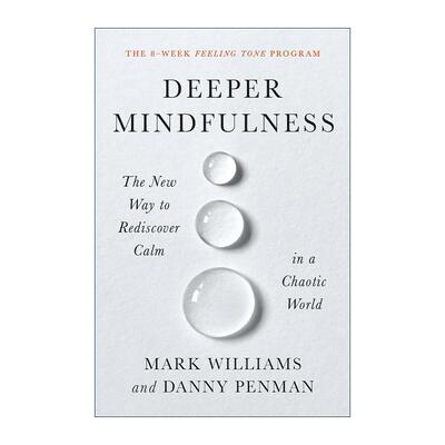 英文原版 Deeper Mindfulness 更深入的正念 在混乱世界中重新找到平静的新方法 英文版 进口英语原版书籍