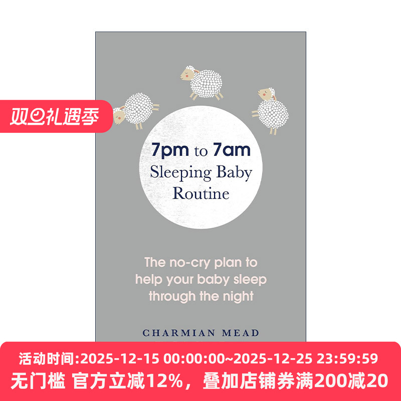英文原版 The 7pm to 7am Sleeping Baby Routine 七点睡七点醒 告别宝宝早醒婴幼儿大长觉实操指南 英文版 进口英语原版书籍