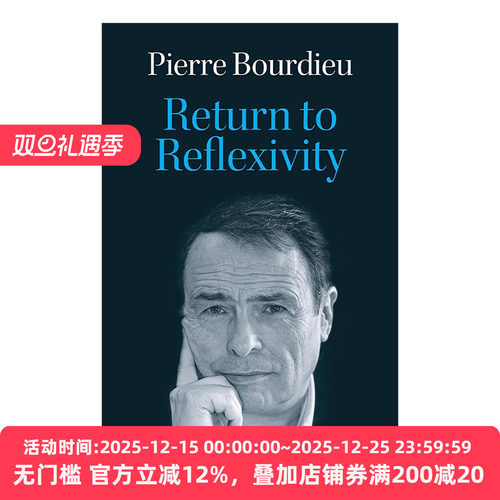 英文原版 Return To Reflexivity 回到反身性 布尔迪厄 英文版 进口英语原版书籍