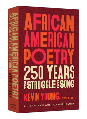 非裔美国诗歌 250年的奋斗与歌唱 精装 African American Poetry 250 Years of Struggle & Song 英文原版文学诗歌读物 进口书籍