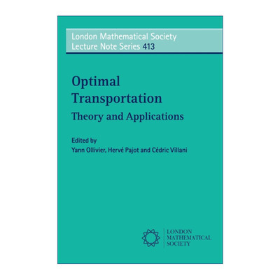 Optimal Transport 最优传输 理论及应用 伦敦数学会讲义系列