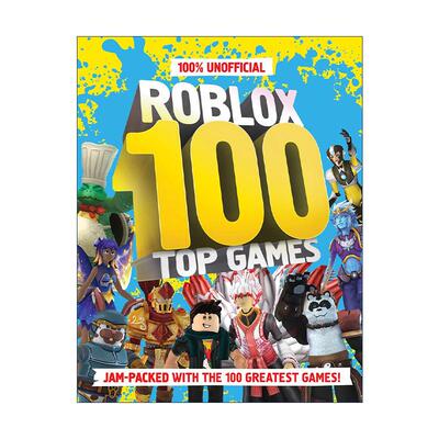 英文原版 100% Unofficial Roblox Top 100 Games 罗布乐思100个值得玩的游戏 精装游戏指南 英文版 进口英语原版书籍