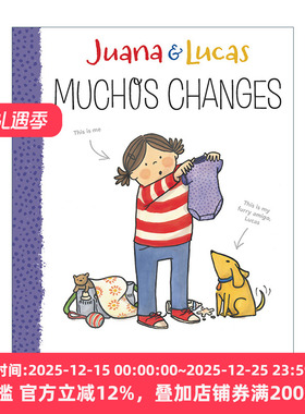 英文原版 Juana and Lucas 03 Muchos Changes 胡安娜和卢卡斯系列3 6-9岁儿童章节桥梁故事书 Juana Medina 英文版 进口英语书籍