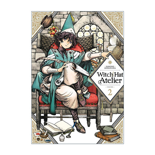 英文原版 Witch Hat Atelier 2 尖帽子的魔法工坊2 同名动漫漫画 白浜鴎英文版 进口英语原版书籍