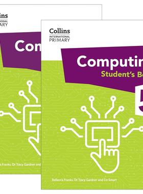 英文原版 Collins International Primary Computing 柯林斯国际小学计算机科学学生用书5+练习册2册 英文版 进口英语原版书籍