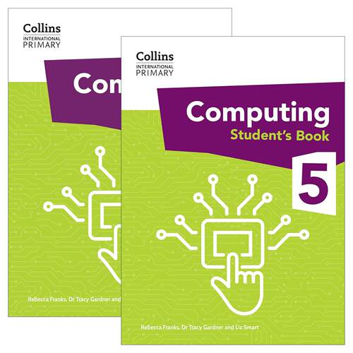 英文原版 Collins International Primary Computing 柯林斯国际小学计算机科学学生用书5+练习册2册 英文版 进口英语原版书籍