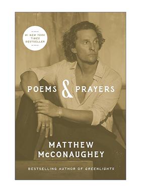 英文原版 Poems & Prayers 诗与祈祷 马修麦康纳自传 Matthew McConaughey 精装 英文版 进口英语原版书籍