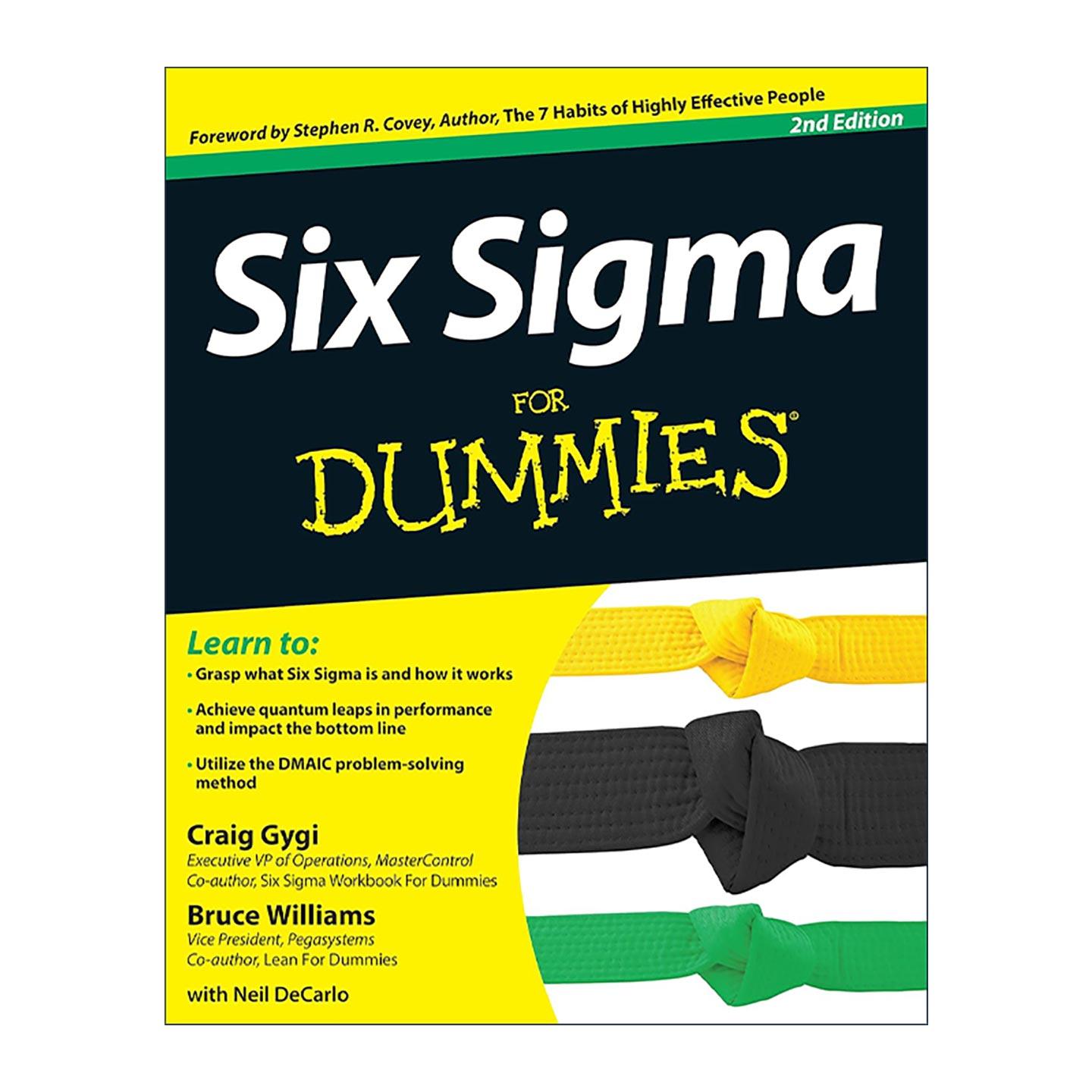英文原版 Six Sigma for Dummies 六西格玛达人迷 第2版 英文版 进口英语原版书籍