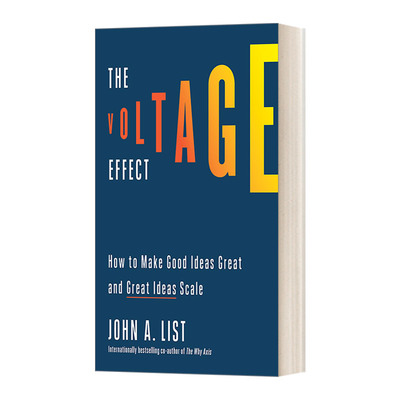 英文原版 The Voltage Effect 电压效应 如何让好的想法变得伟大，让伟大的想法变得规模化 John A. List 英文版 进口英语原版书籍
