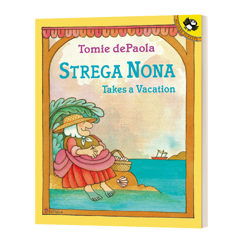 Strega Nona Takes a Vacation巫婆奶奶去度假英文原版儿童绘本进口英语书籍