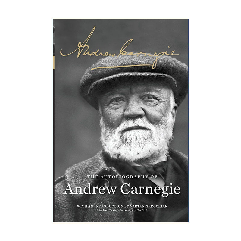 英文原版 The Autobiography of Andrew Carnegie 安德鲁·卡内基自传 英文版 进口英语原版书籍