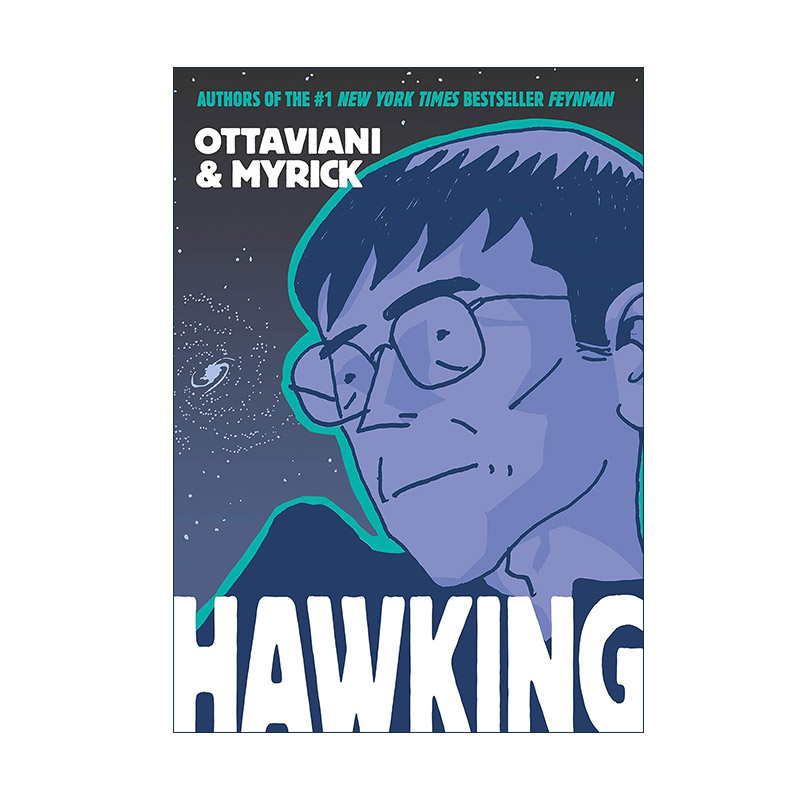 英文原版 Hawking 霍金 科学家自传漫画 英文版 进口英语原版书籍