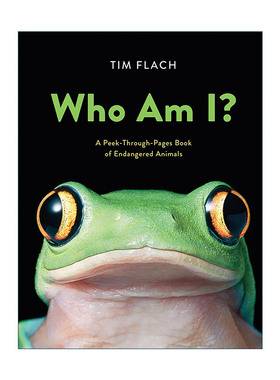 英文原版 Who Am I 猜猜我是谁 濒危动物洞洞书 儿童精装科普绘本 Tim Flach蒂姆?弗拉克 英文版 进口英语原版书籍