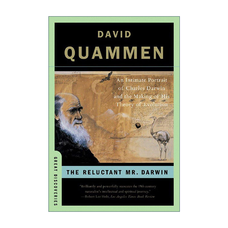英文原版 The Reluctant Mr. Darwin 不称职的英雄 达尔文与难产的物种起源 致命接触作者大卫·奎曼David Quammen 进口英语书籍