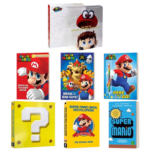 超级马里奥 让坏人上场 Super Mario Bring on the Bad Guys! 英文原版儿童贴纸活动书 Courtney Carbone 进口英语书籍