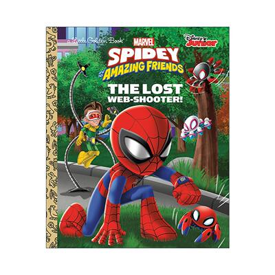 英文原版 The Lost Web-Shooter Marvel Spidey and His Amazing Friends Little Golden Book失落的射手漫威蜘蛛侠和他的神奇朋友