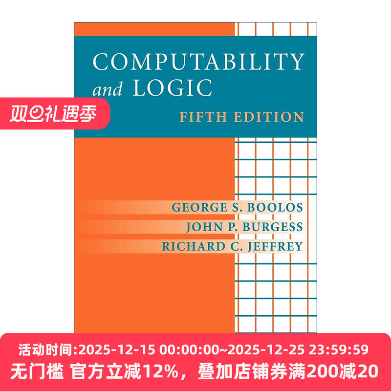 Computability and Logic 可计算性和逻辑 George S. Boolos